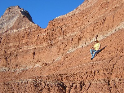 Liam in Palo Duro canyon, Texas, Sept. 2004