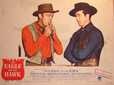 Lobby card for The Eagle and the Hawk, 1950