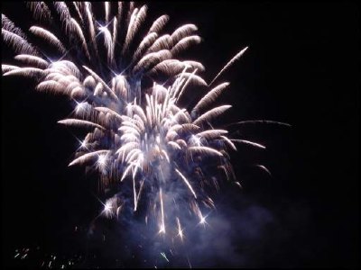 Inappropriate exploding fireworks