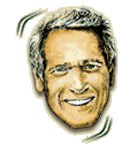 Paul Newman's bouncing head