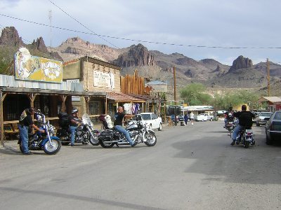 Bikers, Oatman, AZ, 11th September 2004.